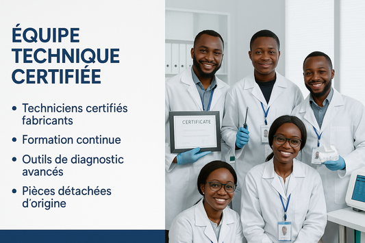 Équipe technique certifiée