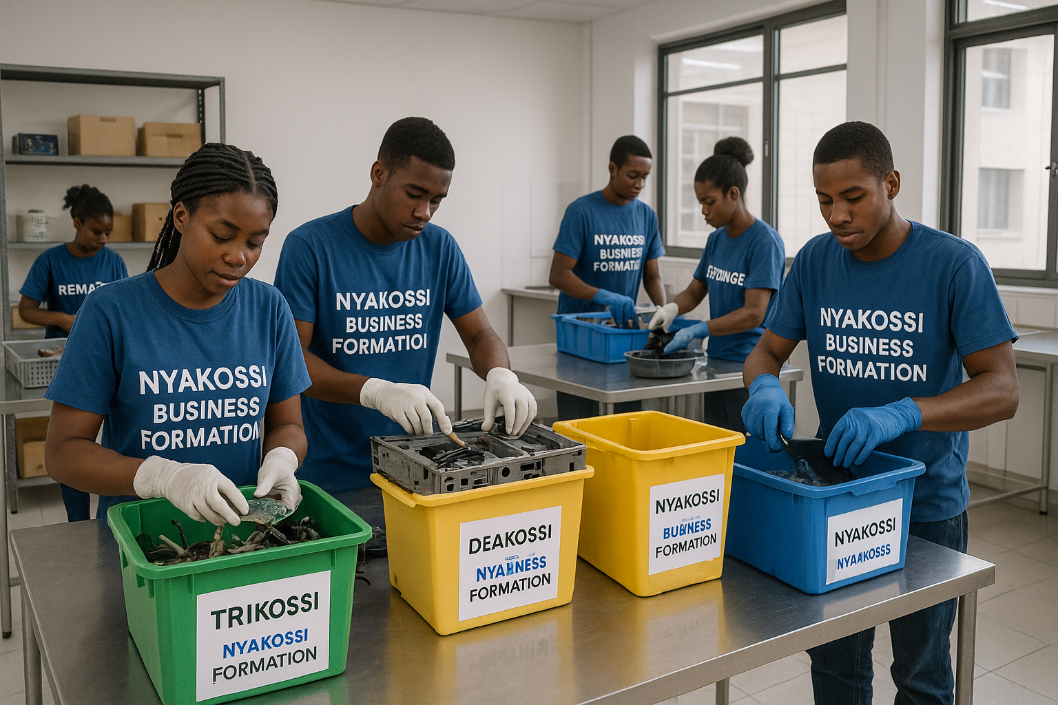 Atelier de recyclage collaboratif