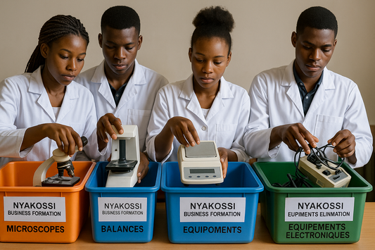 Tri des équipements de laboratoire